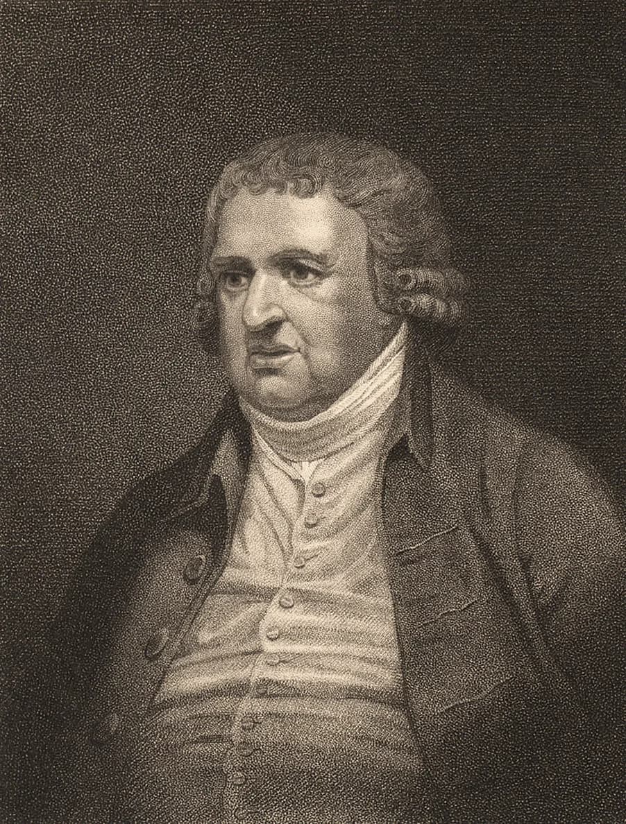 Erasmus Darwin - Engraving of Erasmus Darwing (1732-1802)