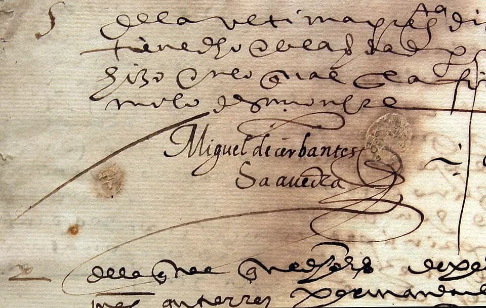 Miguel de Cervantes - Autor : Gutiérrez de Castro, Tomás, m. 1604 
Título :[Proceso seguido a instancia de Tomás Gutiérrez contra la  Cofradía y Hermandad del Santísimo Sacramento del Sagrario de la S