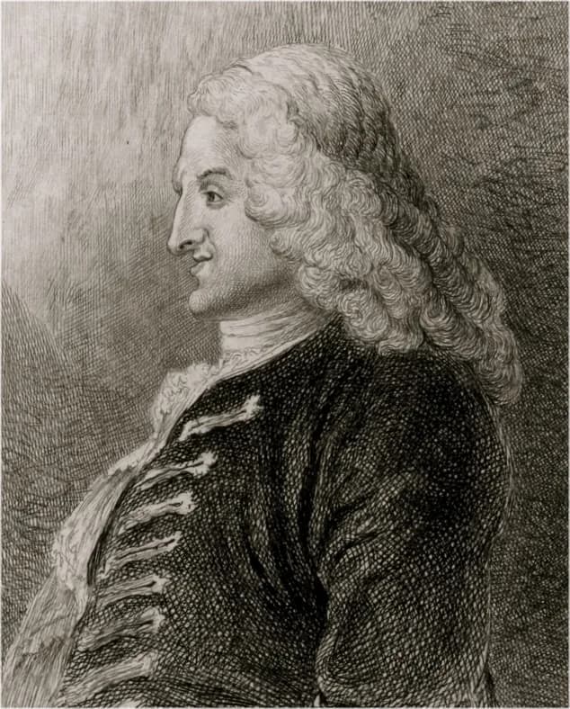 Henry Fielding - Portrait sketch of Henry Fielding