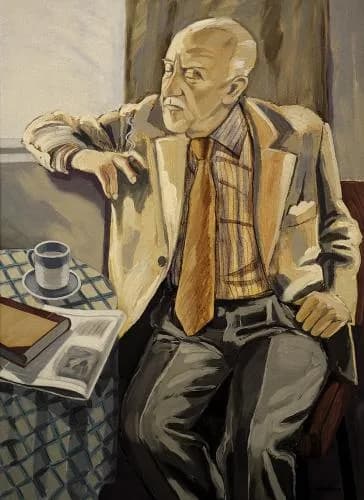 Halldór Laxness - A painting of en:Halldór Laxness