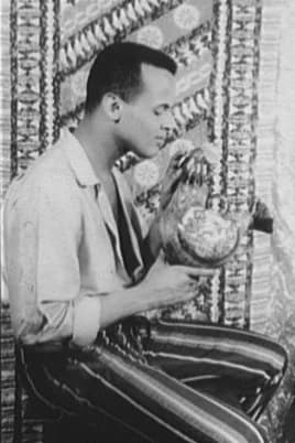 Harry Belafonte - Portrait of Harry Belafonte, actor at Hollywood, in Almanac, 1954 Feb. 18.