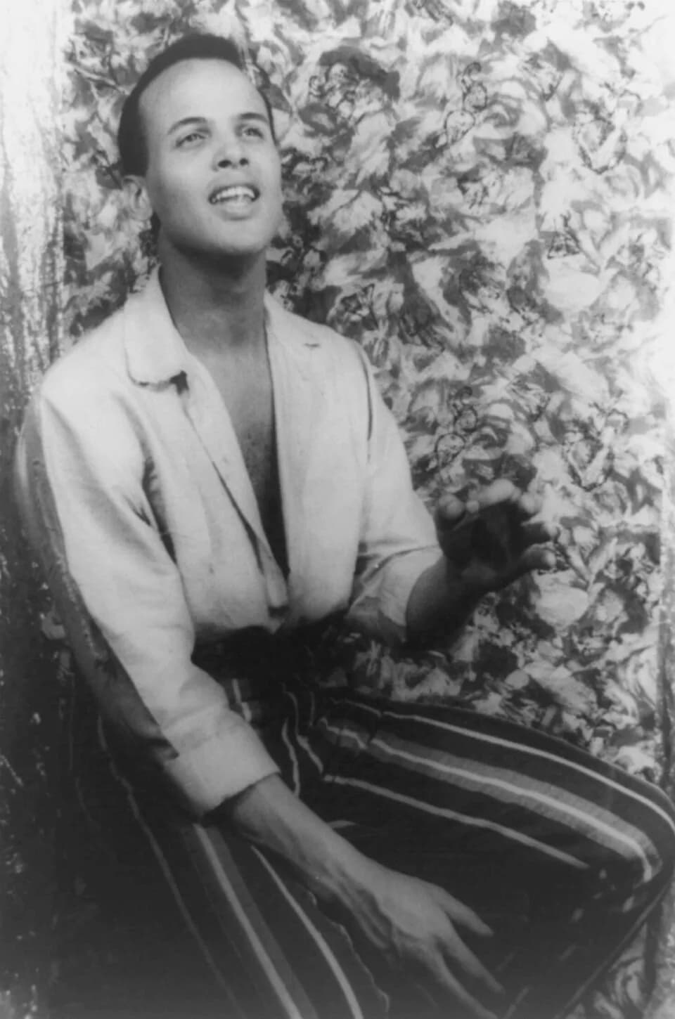 Harry Belafonte - Portrait of Harry Belafonte, Almanac, 1954 Feb. 18.