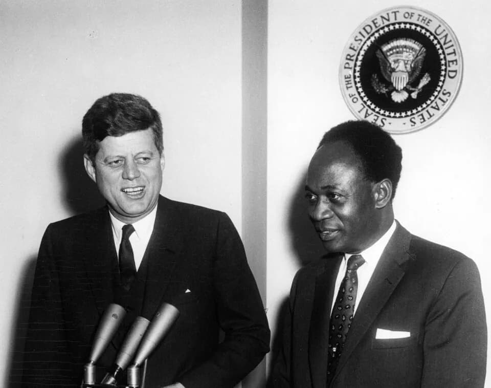 Kwame Nkrumah - President John F. Kennedy Meets with the President of the Republic of Ghana, Osagyefo Dr. Kwame Nkrumah