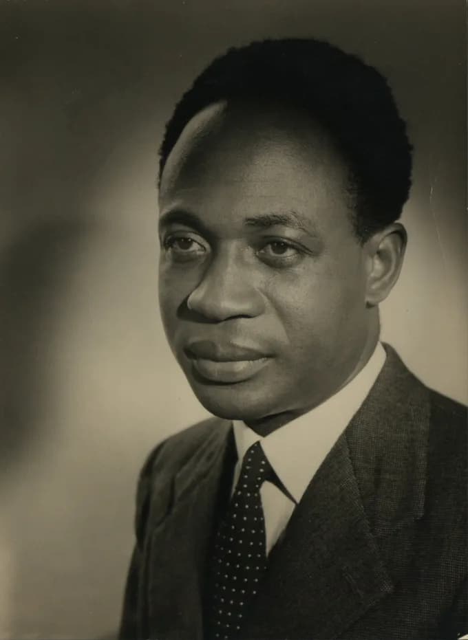 Kwame Nkrumah - Portrait photograph of Kwame Nkrumah