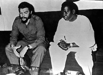 Kwame Nkrumah - Ernesto Che Guevara and the first President of Ghana, Kwame Nkrumah, January 1965