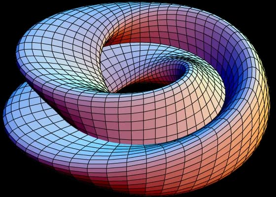 Felix Klein - The "figure 8" immersion of the Klein bottle.