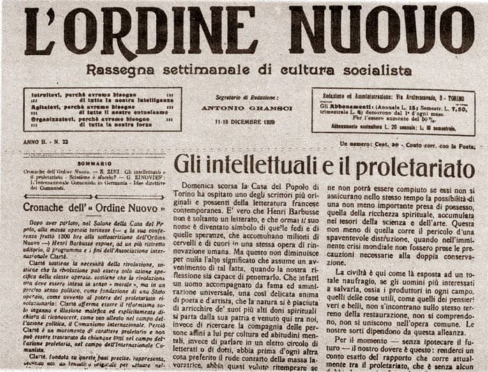 Antonio Gramsci - L'Ordine Nuovo