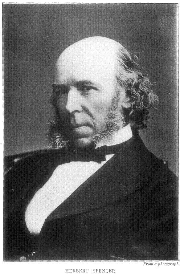 Herbert Spencer - Bild wurde vor 1903 aufgenommen, daher sehr wahrscheinlich PD