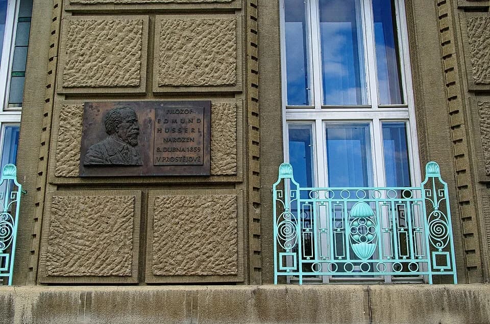 Edmund Husserl - Prostějov - Philosopher Edmund Husserl born 8-4-1859 in Prostějov