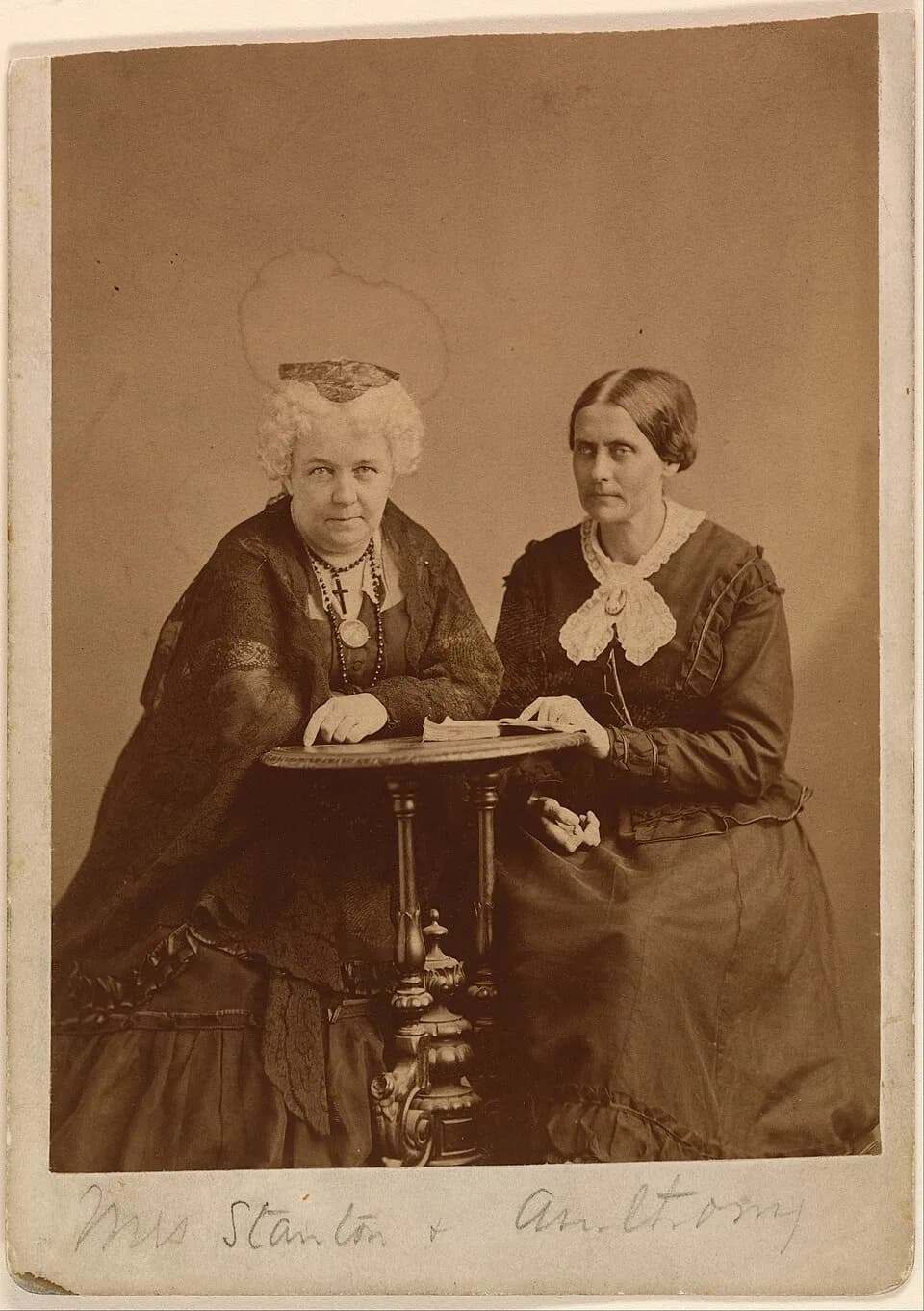 Susan B. Anthony - Napoleon Sarony - Elizabeth Cady Stanton and Susan B. Anthony - Google Art Project.jpg