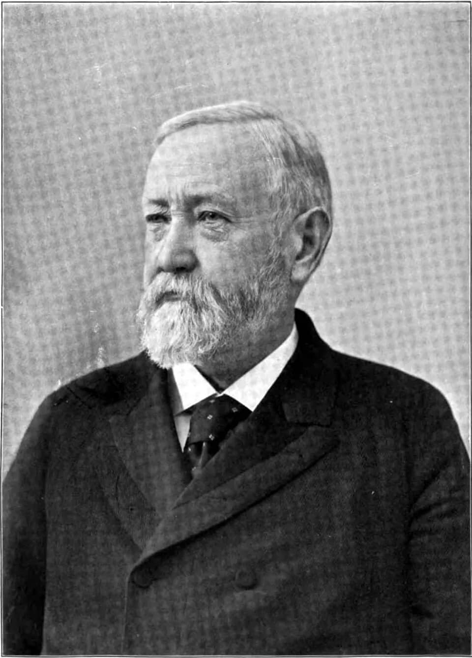 Benjamin Harrison - Portrait photograph of president of the United States Benjamin Harrison