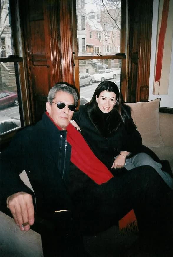 Paul Auster - Joumana Haddad and Paul Auster on march 2005.