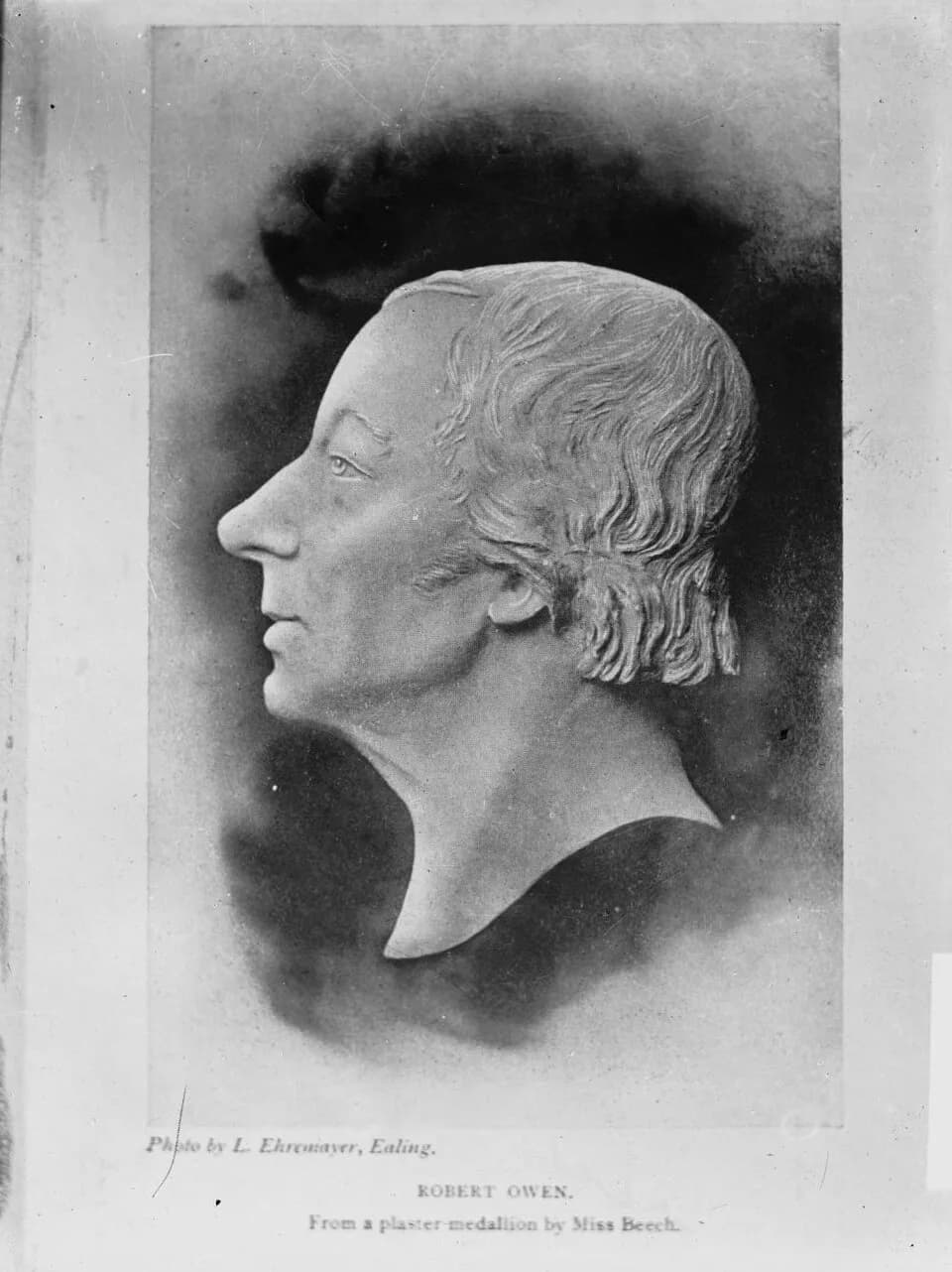 Robert Owen - Abstract: Image of a photograph of a bas-relief.