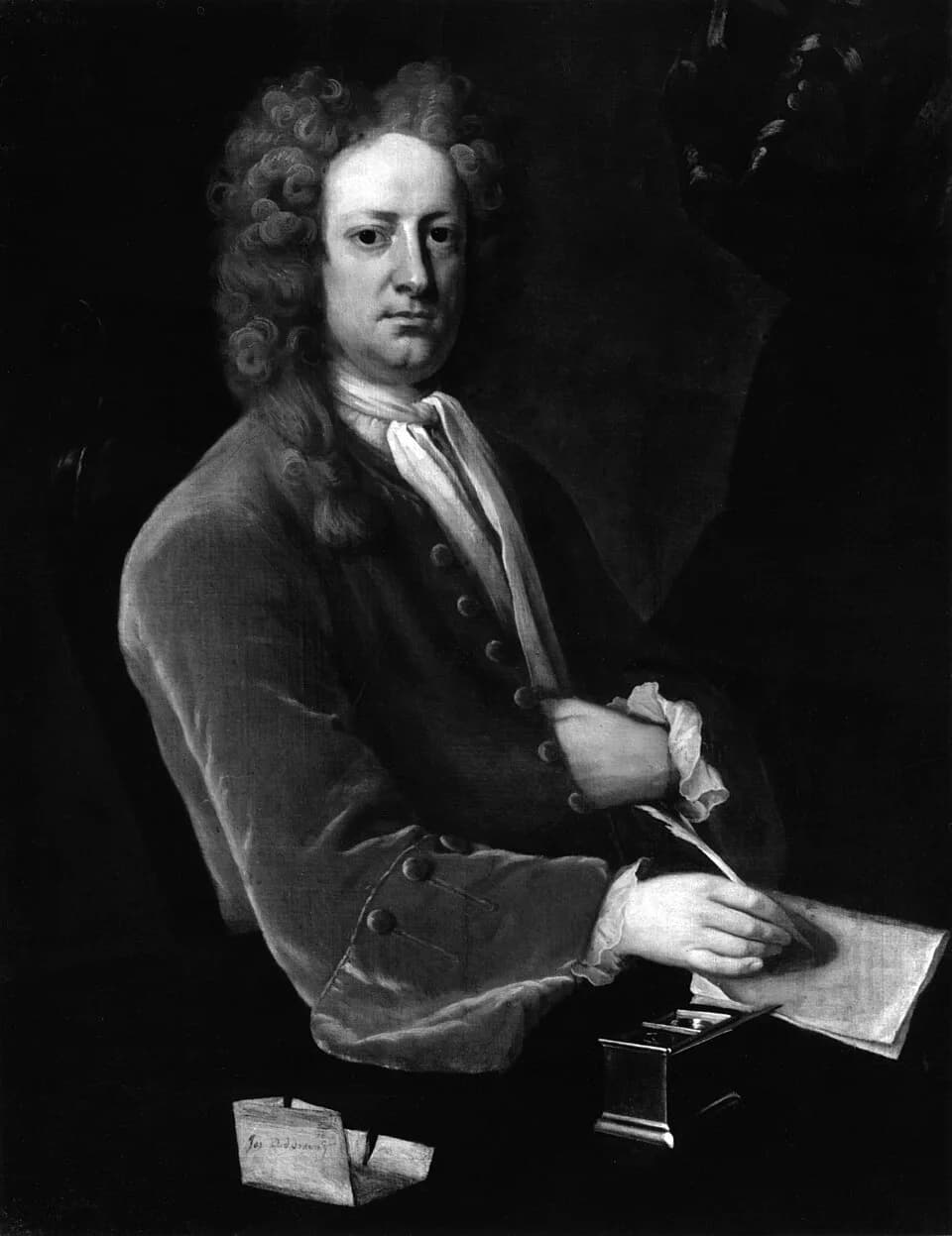 Joseph Addison - This set of images was gathered by User:Dcoetzee from the National Portrait Gallery, London website using a special tool. All images in this batch have been confirmed as author died b