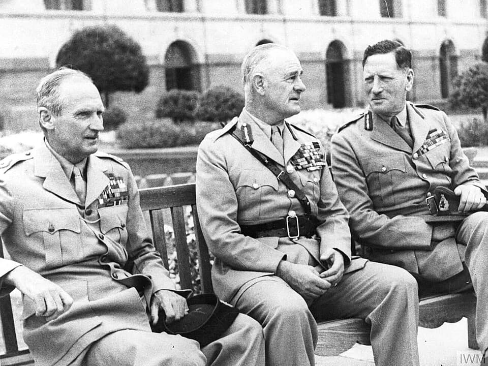 Archibald Wavell, 1st Earl Wavell - FIELD MARSHAL THE VISCOUNT MONTGOMERY OF ALAMEIN KG GCB DSO 1887-1976. Montgomery as CIGS (Chief of Imperial General Staff) designate in the Viceregal Gardens, New 
