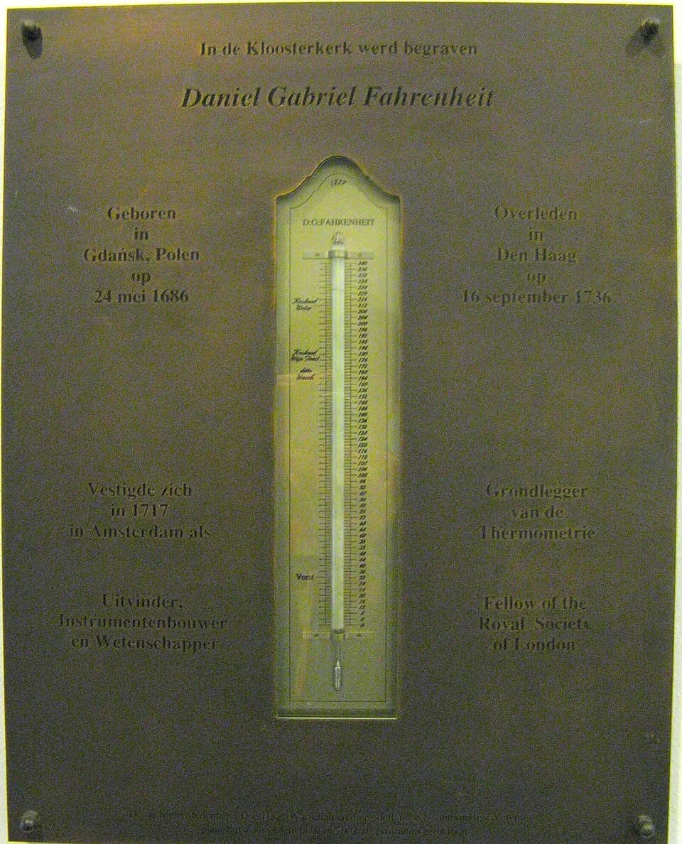 Daniel Gabriel Fahrenheit - Daniel Gabriel Fahrenheit, place of burial