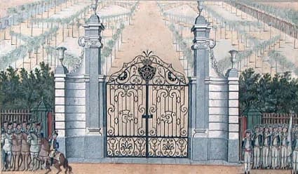 Pedro III of Portugal - Inauguration of the Passeio Público (Public Park) in Rio de Janeiro, Brazil