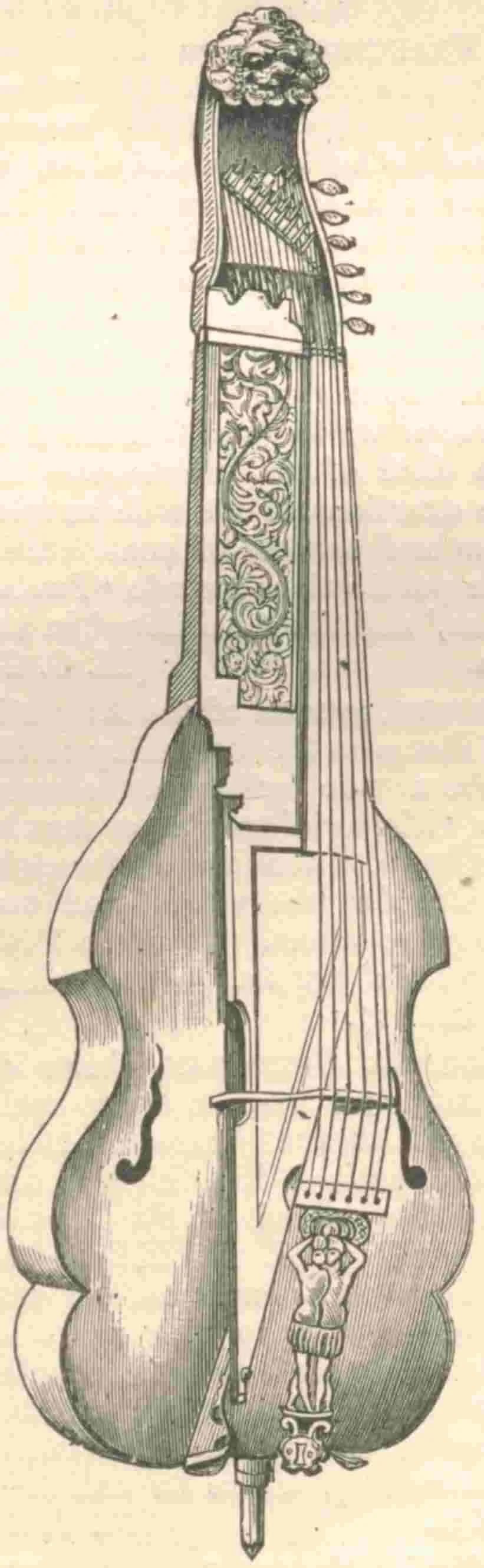 Joseph Haydn - Baryton.

Image public domain. This scan by Andrew Alder from an 1880 dictionary of music.