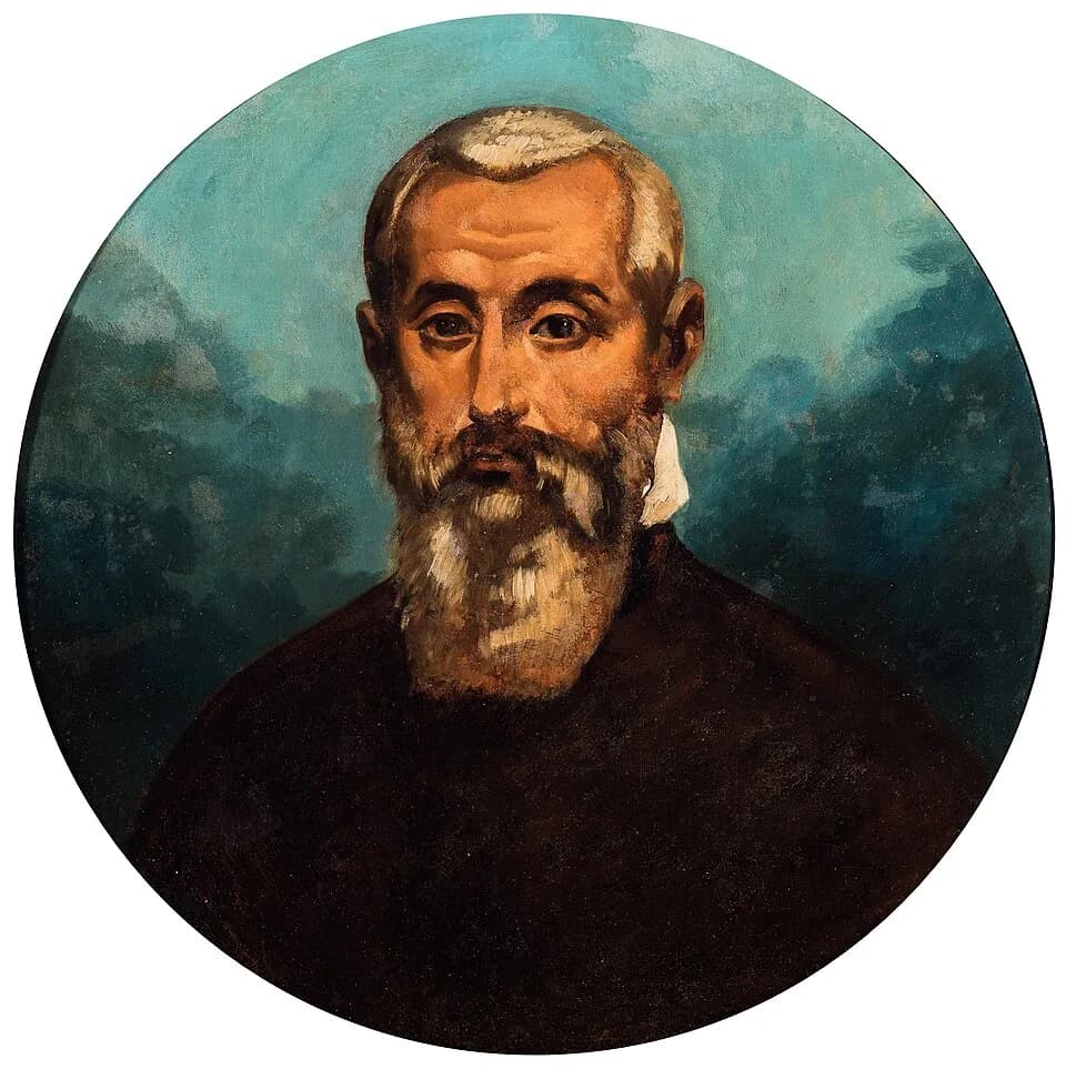 Jacopo Tintoretto - Jean Léon Pallière - Retrato do pintor italiano Jacopo ou Giacomo Robusti, dito Tintoretto 01.jpg