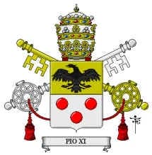 Pius XI - Coats of Arms of Pius XI, Pope.