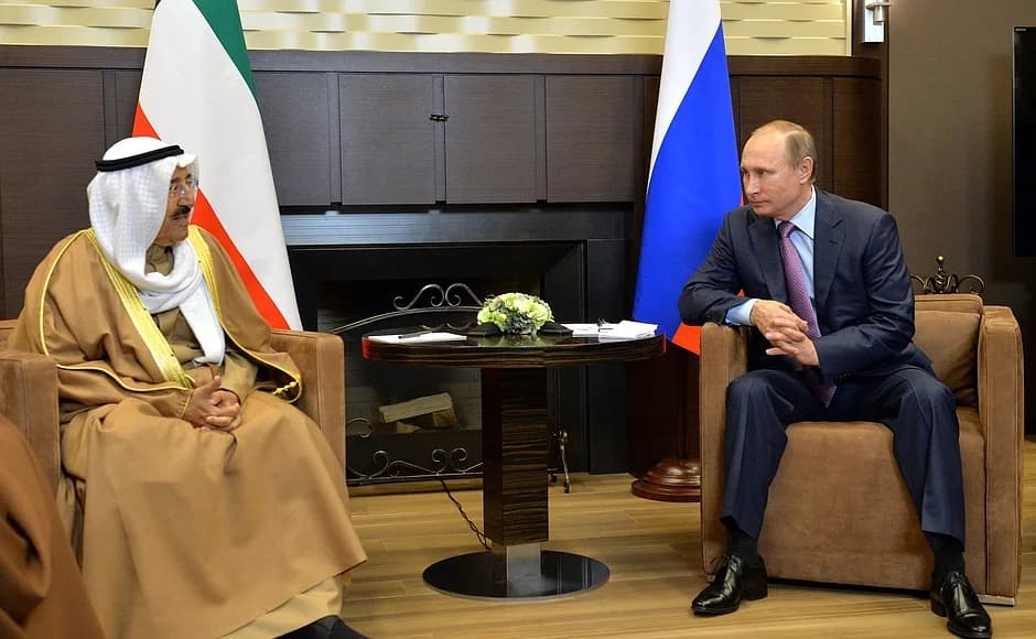 Sabah Al-Ahmad Al-Jaber Al-Sabah - Встреча с Эмиром Кувейта Сабахом Аль-Ахмедом Ас-Сабахом