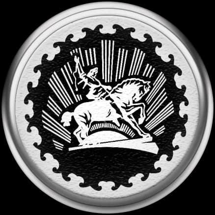 Salawat Yulayev - Coat of arms of Bashkortostan in processed.