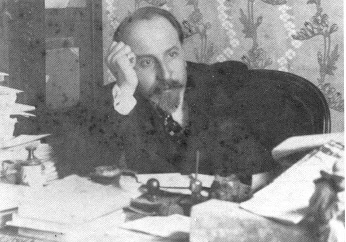 Luigi Pirandello - Luigi Pirandello a quarant’anni circa a Roma.