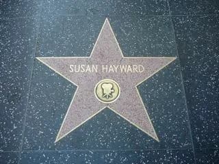 Susan Hayward - Picture of Susan Hayward's star on the Hollywood Walk of Fame