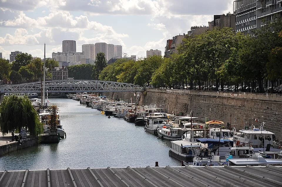 Jim Morrison - Mornay Footbridge over the Bassin de l'Arsenal, Paris 4th district, France.