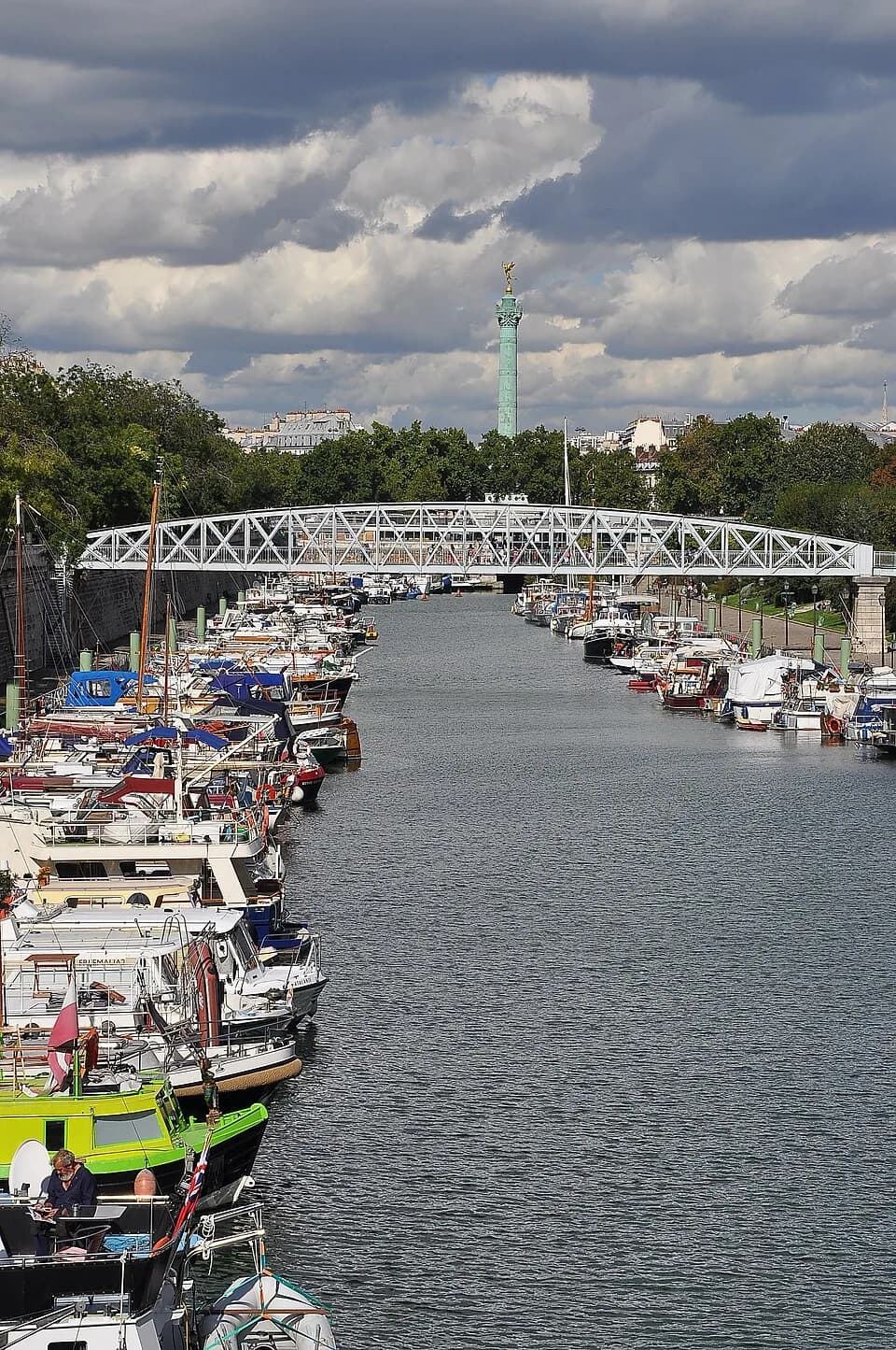 Jim Morrison - Mornay Footbridge over the Bassin de l'Arsenal, Paris 4th district, France.