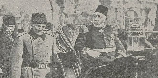 Mehmed V - Mohammed 5th on conveyance.
