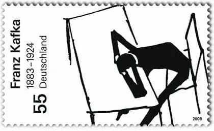 Franz Kafka - Stamp of Deutsche Post AG, 125 Birth of Franz Kafka (1883-1924)