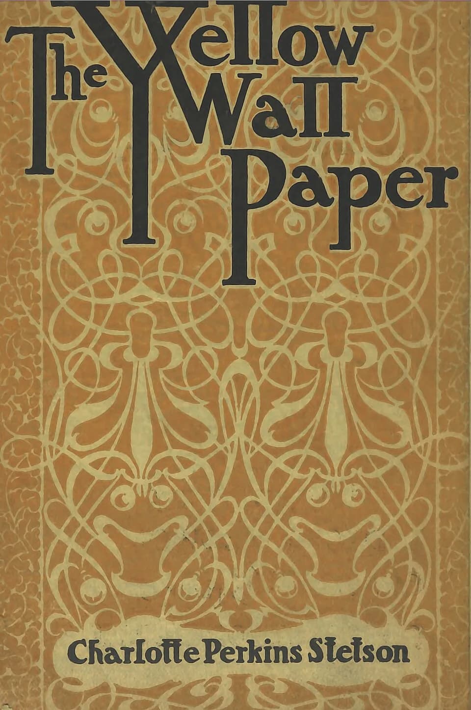 Charlotte Perkins Gilman - Publisher mark appearing on pg. 1 in The Yellow Wall Paper.