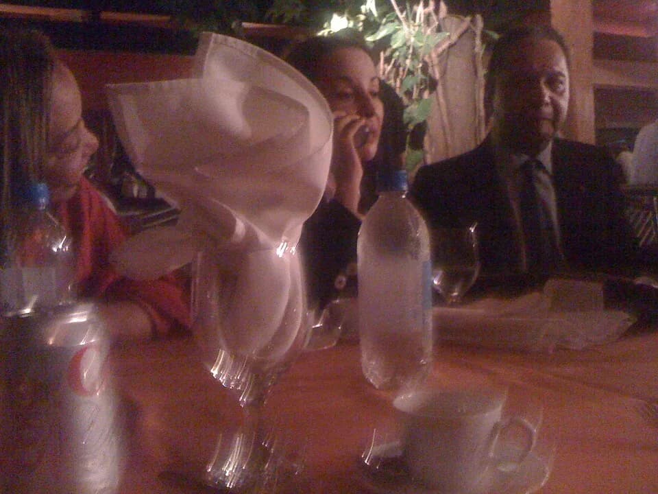 Jean-Claude Duvalier - Lynn Garrison and Carolle Tranchant had dinner with Jean Claude Duvalier on the first night of his return to Haiti. Garrison brought a team, including Congressman Bob Barr, Ed M