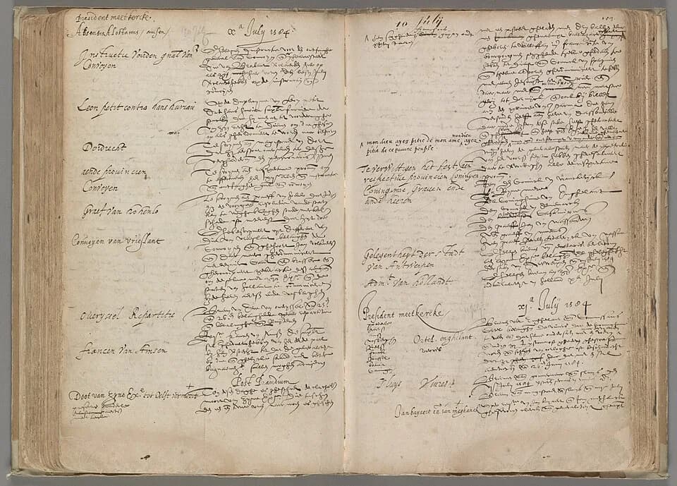 William the Silent - Resoluties van de Staten-Generaal, 
De ordinaris resoluties, 
De minuten van de notulen van de vergaderingen van de Staten-Generaal, 1576-1684, 
Registers van ordinaris minuut-res