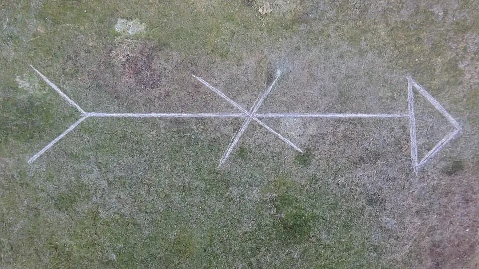 Robert Burns - Robert Burns's the poet's mason mark, a nine point star. As a Master Mark Mason he qualified to have his own personal Mason's Mark.