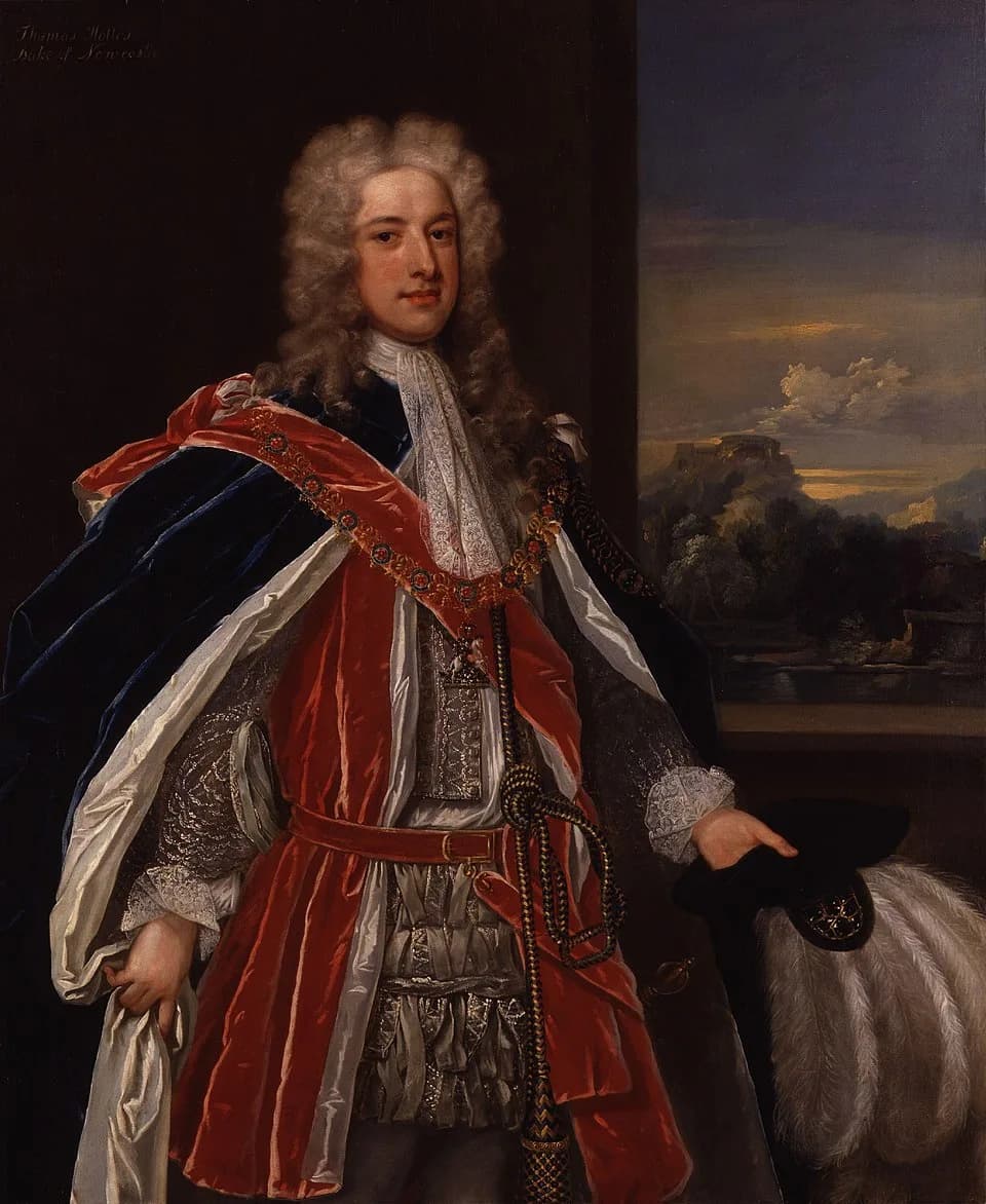Thomas Pelham-Holles, 1st Duke of Newcastle-upon-Tyne - This set of images was gathered by User:Dcoetzee from the National Portrait Gallery, London website using a special tool. All images in this bat