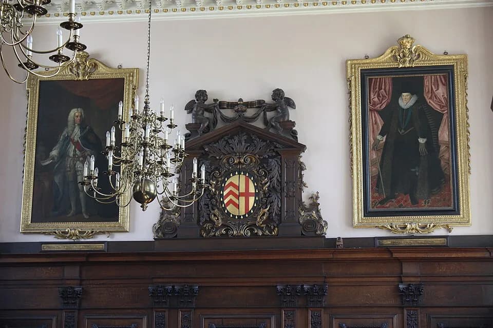 Thomas Pelham-Holles, 1st Duke of Newcastle-upon-Tyne - Great Hall, Clare College, Cambridge, Cambridgeshire, England, July 2010