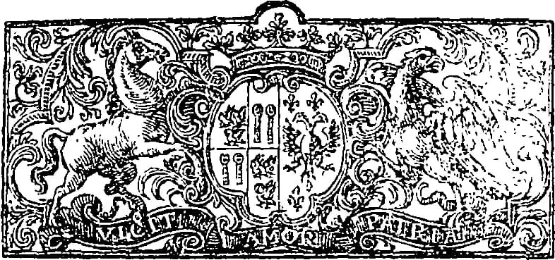 Thomas Pelham-Holles, 1st Duke of Newcastle-upon-Tyne - Arms of Thomas Pelham-Holles, 1st Duke of Newcastle (1693–1768), who married Lady Henrietta Godolphin (often referred to as Harriet) on April 2,