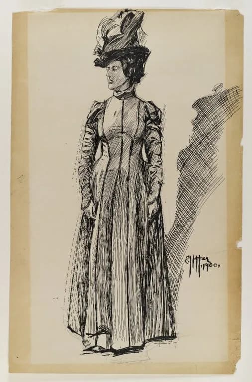 Edward Hopper - Brooklyn Museum - Untitled (Standing Female Figure) - Edward Hopper.jpg