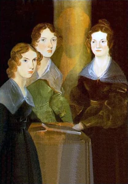 Emily Brontë - Painting of Brontë sisters.png