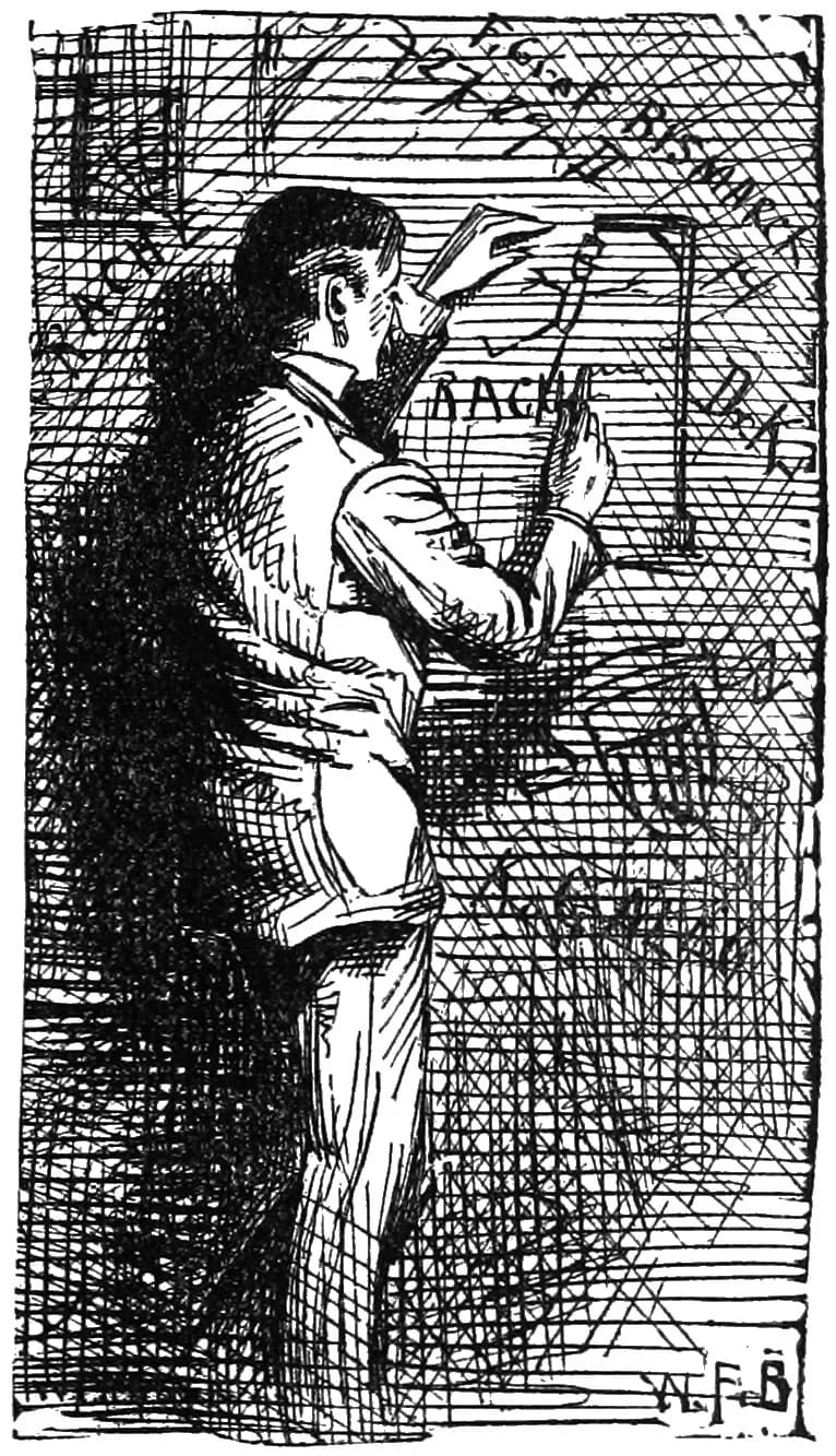 Otto von Bismarck - Image from a scanned copy of a book "A Tramp Abroad" (1880) by Mark Twain. Image has been cropped and the sepia tones removed.