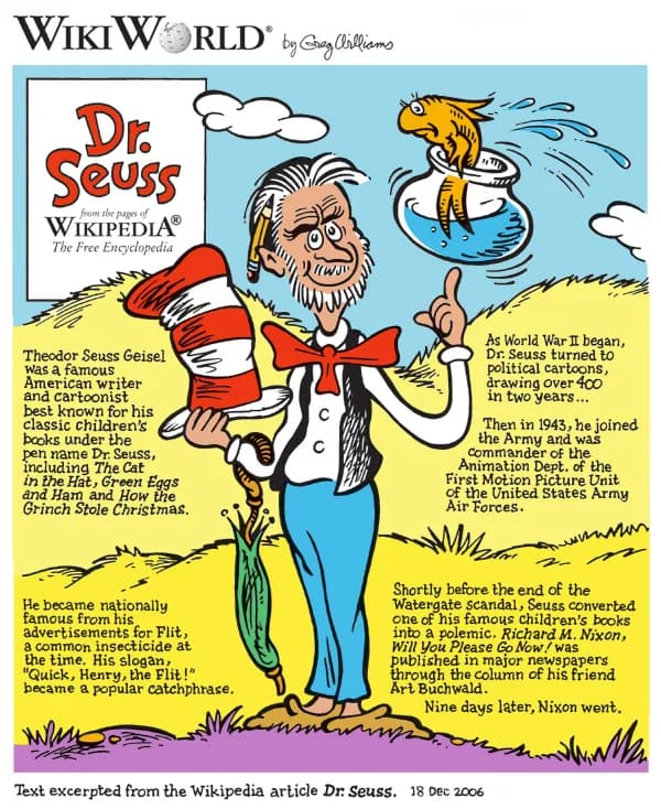 Dr. Seuss - Dr. Seuss cartoon