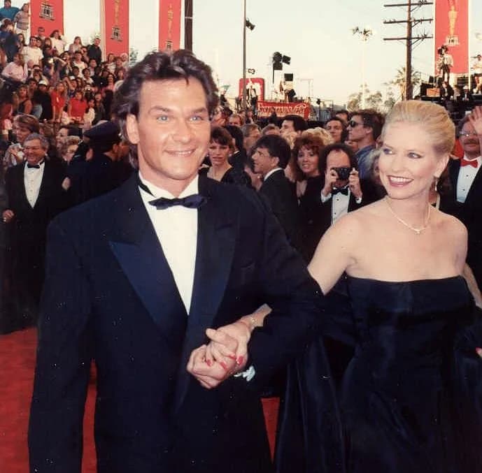 Patrick Swayze - Patrick Swayze and his wife, Lisa Niemi on the red carpet at the 1989 Academy Awards, March 29, 1989