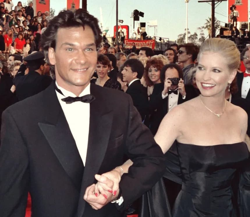 Patrick Swayze - Patrick Swayze and his wife, Lisa Niemi on the red carpet at the 1989 Academy Awards, March 29, 1989.