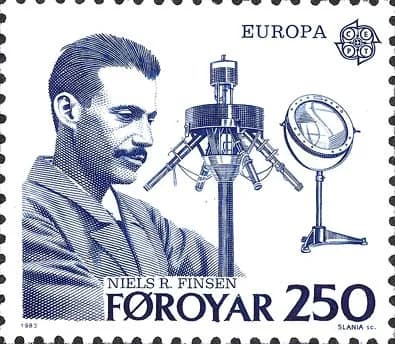 Niels Ryberg Finsen - Faroe stamp 078 europe (finsen).jpg