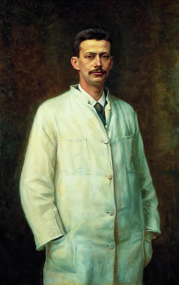 Niels Ryberg Finsen - Painting of Niels Ryberg Finsen, ordered by the Museum of Frederiksborg short time after Finsen's death in 1904. The artist is C. Wentoft (1863–1914).