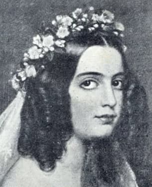 Pedro I of Brazil - Isabel Maria, Duchess of Goiás, 1843. She was a legitimized daughter of Emperor Dom Pedro I of Brazil. This is a painting located in Bavaria.
