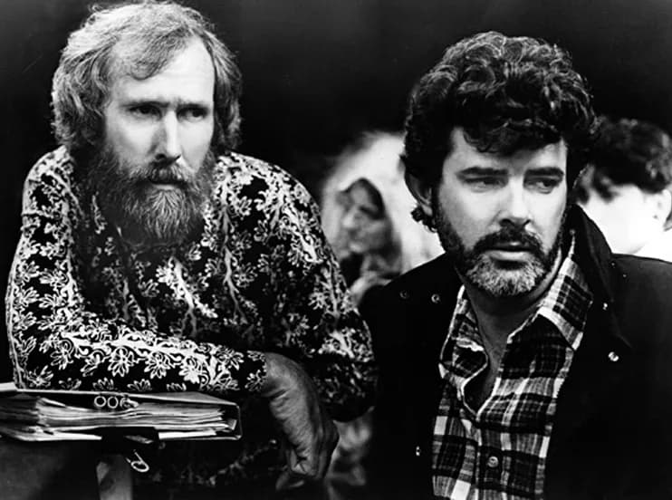 Jim Henson - Photo of George Lucas and Jim Henson.