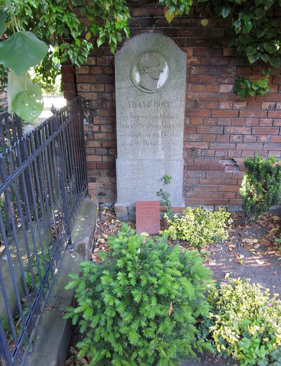 Franz Bopp - Grave of the linguist Franz Bopp (1791-1867) on the Cemetery II of Trinity Church at Bergmannstraße in Berlin-Kreuzberg. Grave of Honor of the State of Berlin.